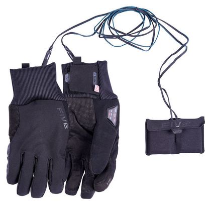 Wärmende Handschuhe Five Gloves HG STOKE WP Schwarz