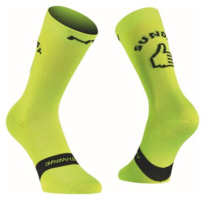 Northwave SUNDAY MONDAY Neon Green Socks