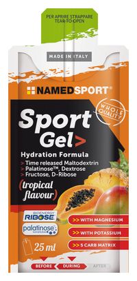 Gel Énergétique NamedSport Sport Gel 25ml Tropical