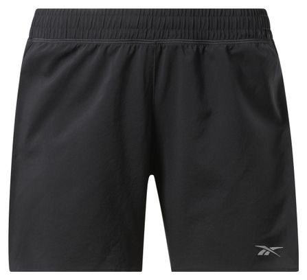 Pantalón corto de running Reebok para mujer negro