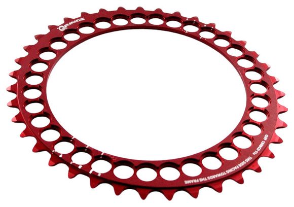 ROTOR Plateau Q-RINGS Intérieur BCD 110mm 5 branches Rouge 