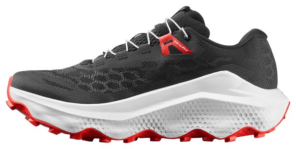 Salomon Ultra Glide 4 Trailschoenen Zwart/Wit/Rood Heren