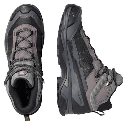 Zapatillas de senderismo Salomon X Ultra 5 Mid GTX Gris Hombre