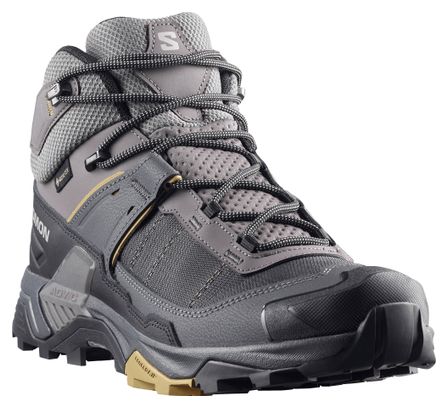 Zapatillas de senderismo Salomon X Ultra 5 Mid GTX Gris Hombre