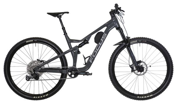 Produit Reconditionné - VTT Tout-Suspendu Focus Thron 6.8 Shimano DEORE M6100 12V Gris Ardoise 2022 L