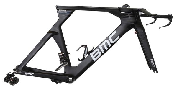 Vélo Team Pro - Kit Cadre / Fourche BMC Timemachine 01 AG2R Campagnolo Super Record EPS 11V Patins 2021 'Warbasse'