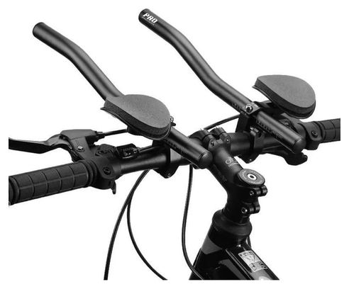 Guidon Velo Domisyee Embout De Guidon De Vélo Pour Triathlon - Barre Aero Réglable En Alliage D'aluminium Pour VTT Et Vélo De Route - Avec Rembourrage En Mousse - Convient Pour Guidon