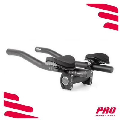 Guidon inclinable Triathlon Ø31.1/32.5 - Noir Vélo de route