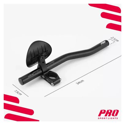 HEITIGN Guidon Vélo Accoudoir Vélo Aero Bar Vélo Réglable Multi Position Accoudoir Triathlon Guidon