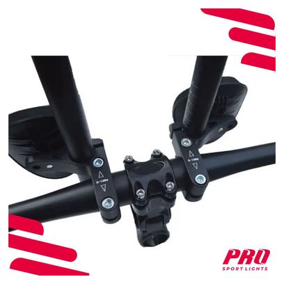 Guidon inclinable Triathlon Ø31.1/32.5 - Noir Vélo de route