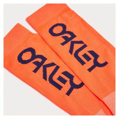 Calcetines Oakley Factory Pilot Azul/Naranja