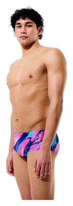 Maillot de Bain Speedo Club Training Printed Brief Bleu/Rose Homme