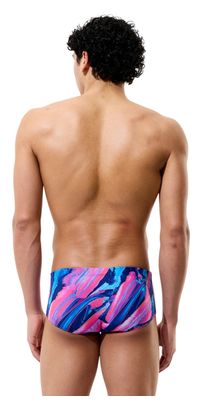 Maillot de Bain Speedo Club Training Printed Brief Bleu/Rose Homme