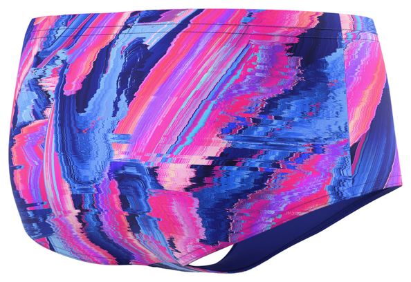 Maillot de Bain Speedo Club Training Printed Brief Bleu/Rose Homme