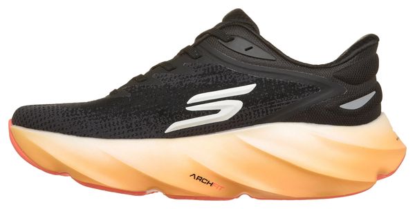 Skechers Slip-Ins Aero Burst Laufschuhe Schwarz/Orange für Herren