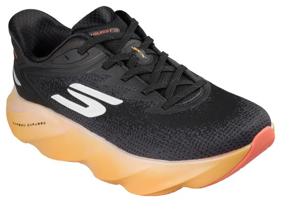 Skechers Slip-Ins Aero Burst Laufschuhe Schwarz/Orange für Herren