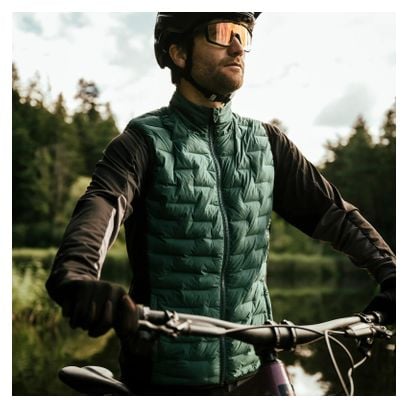 ION Thermolite Hybrid Shelter Green Men's Bike Vest