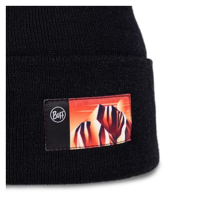 Buff knitted hat Lilon Gem Black
