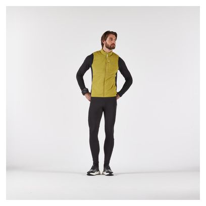 Heren Kiprun Run 500 Warm Groen Mouwloos Jasje