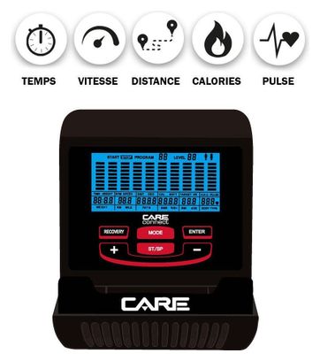 Vélo elliptique SPORTIS - CARE - connecté