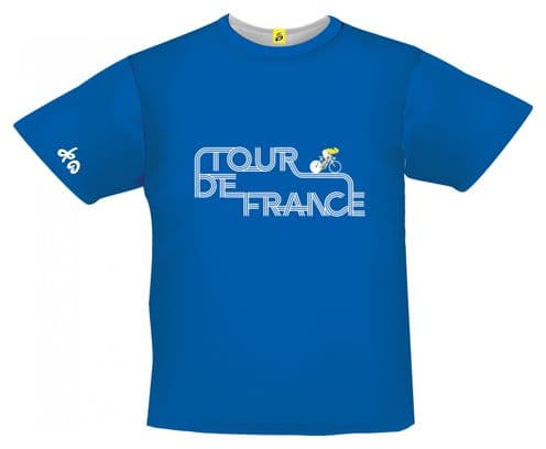 Kinder T-Shirt Tour de France Blau