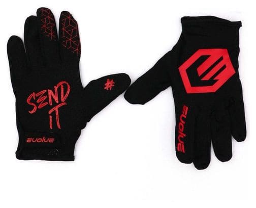 Gants Evolve Send It Adulte Rouge/Noir