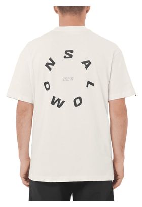 T-Shirt Salomon Round Logo Graphic Blanc Homme
