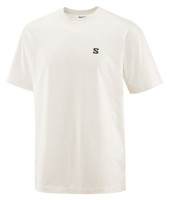 T-Shirt Salomon Round Logo Graphic Blanc Homme