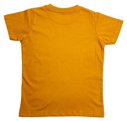 T-Shirt manica corta Rubb'r Hippo Yellow Bambino