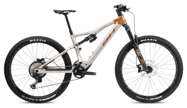 BH iLynx Trail Carbon 8.7 Shimano Deore/XT 12V 540 Wh 29'' Beige/Arancione Mountain Bike elettrica a sospensione integrale