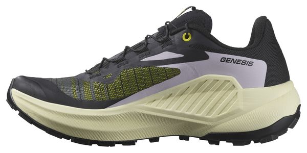Salomon Genesis Women's Trail Running Shoes Black Yellow