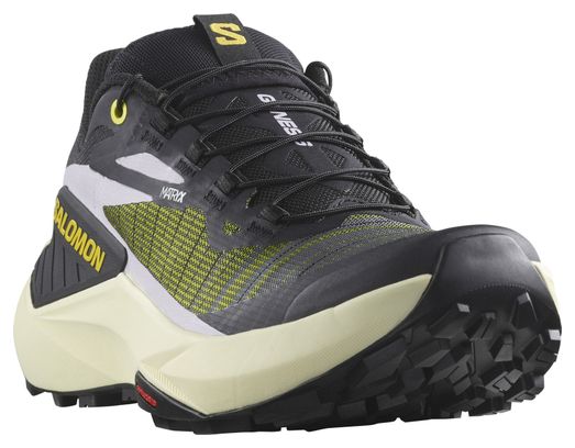 Salomon Genesis Women's Trail Running Shoes Black Yellow