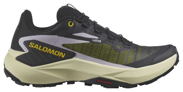 Salomon Genesis Dameshardloopschoenen Zwart Geel