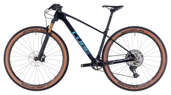 VTT Semi-Rigide Cube Elite C:68X SLT Sram XX1 Eagle AXS 12V 29'' Bleu Liquid 2023