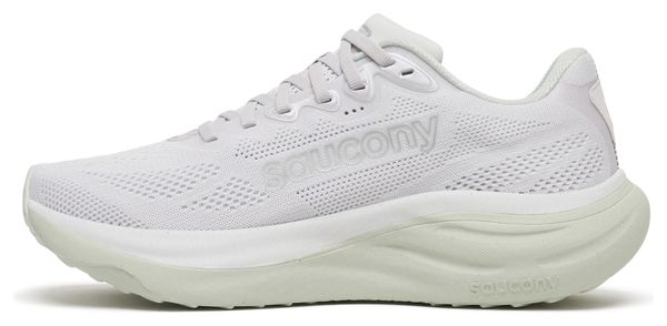 Zapatillas de running Saucony Ride 19 blancas/verdes para mujer