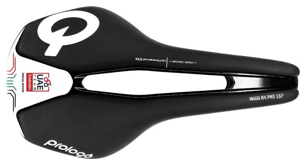 Selle Prologo Nago R4 Team UAE PAS Nack Noir / Blanc