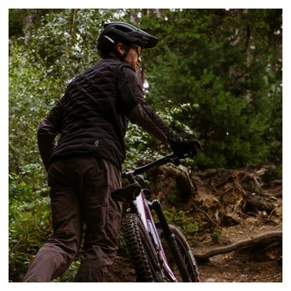 Gilet de vélo ION Thermolite Hybrid Shelter Noir Homme