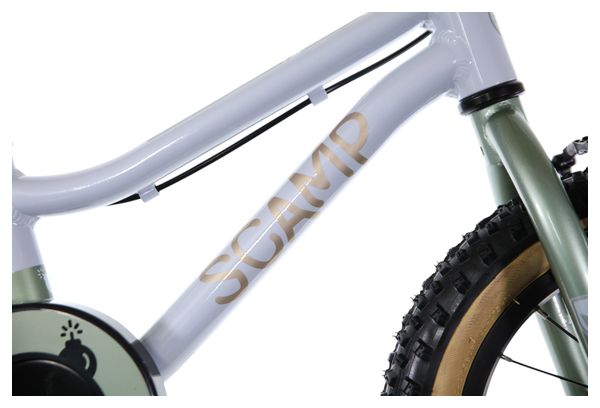 VTT Enfant Scamp SmallFox Single Speed 14'' Beige Vert Kaki