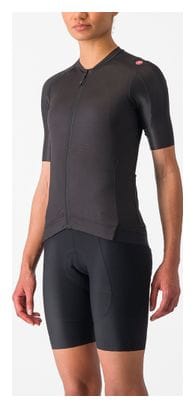 Castelli Espresso Damen Kurzarm Trikot Schwarz