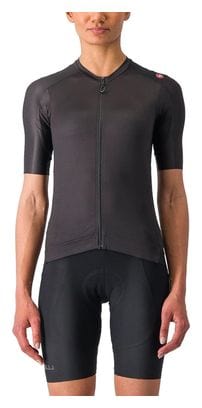 Maillot à Manches Courtes Castelli Espresso Femme Noir