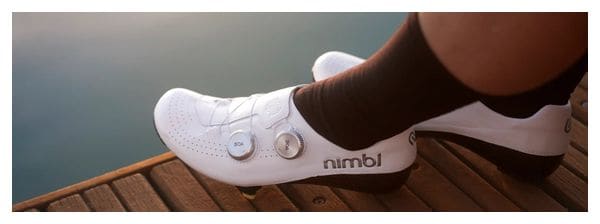 Nimbl Ultimate Glide Straßenschuhe Weiß/Silber