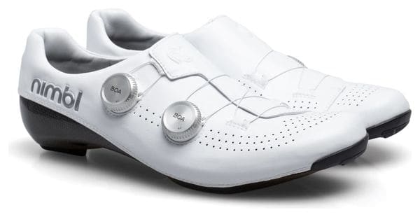 Nimbl Ultimate Glide Road Shoes Wit/Zilver