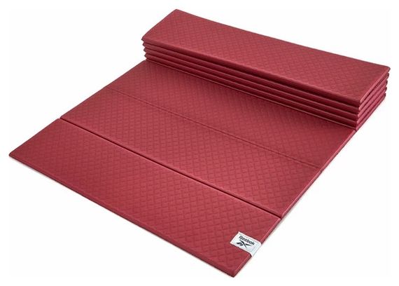 Tapis de Yoga Reebok Folded 6mm Yoga Mat Rouge