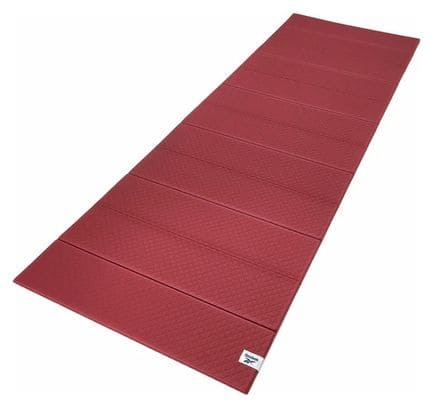 Tapis de Yoga Reebok Folded 6mm Yoga Mat Rouge