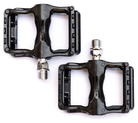 Pédales - Seahorse Black With Reflector - Mks