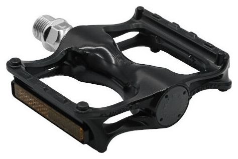 Pédales - Seahorse Black With Reflector - Mks