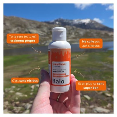 Shampoing sans rinçage Balo - Lait d'Avoine et Miel - 100ml