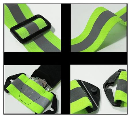 Gilet de sécurité LED haute visibilité – 360° réfléchissant