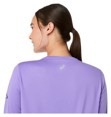 Asics Fujitrail Logo Langarmshirt für Damen, violett