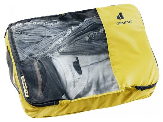 Deuter Mesh Zip Pack 10 Storage Bag Yellow Black